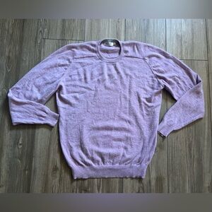 100% Cashmere Lochmere Purple Sweater size XL